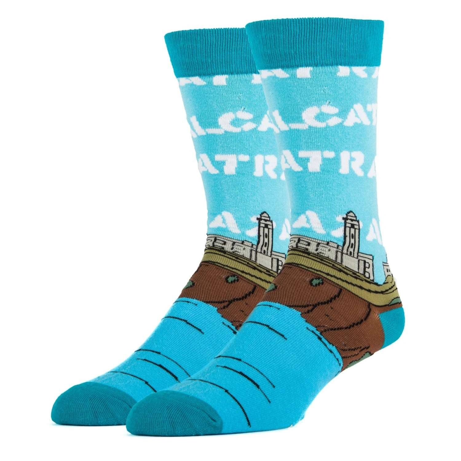 Stone Cold Comfort: Alcatraz Socks - A Wildly Unique Gift!